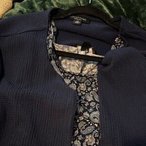 Perceptions Women's Deep Blue Blazer